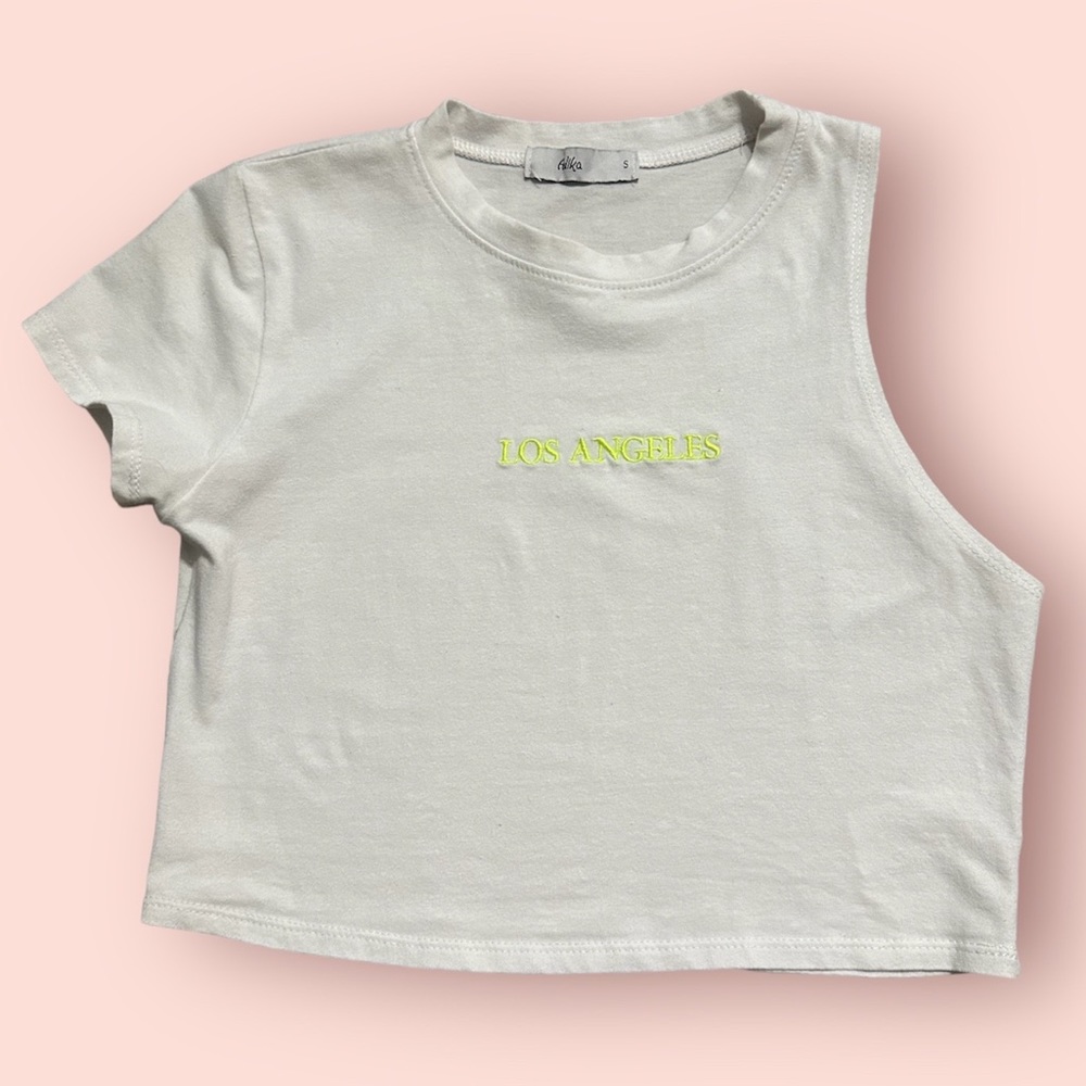 Adika One Shoulder Los Angeles Crop Top